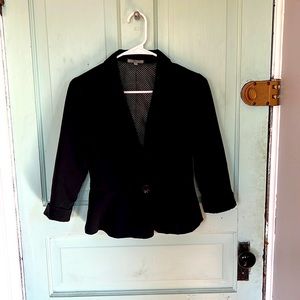 Black Cropped Blazer
